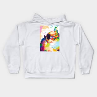 aesthetic cat Kids Hoodie